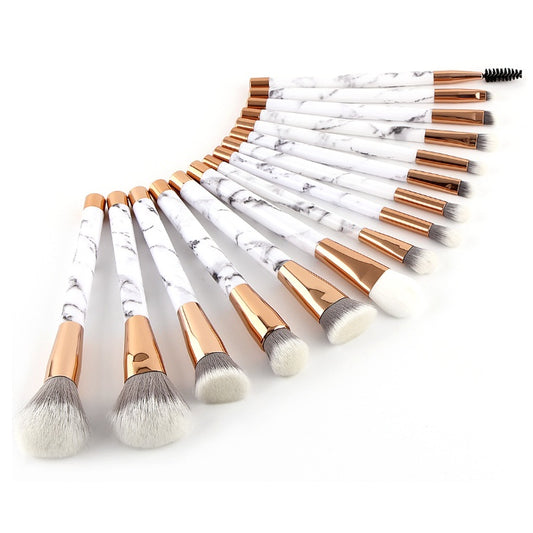 11PCS Marble Makeup Brush Set
