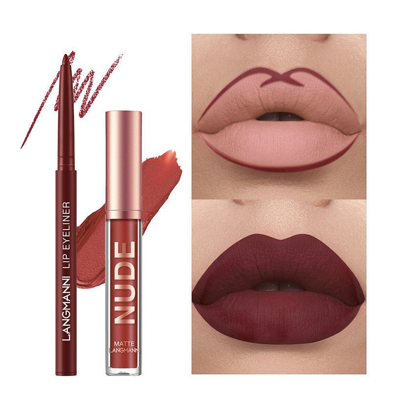 12PCS Matte Lipstick & Lip Liner Set