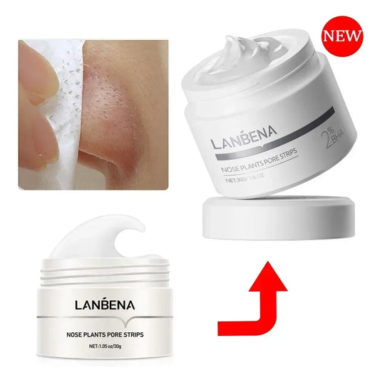 LANBENA Blackhead Nose Strips & Pore Minimizing Serum Set