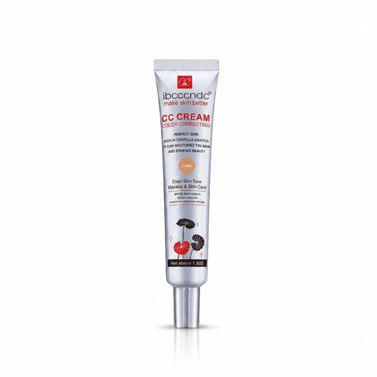 MEDAIONE CC Creme High Definition Radiance Face Cream Skin Perfector, Dark shade, 45ml. Enriched with Centella Asiatica and SPF 25.