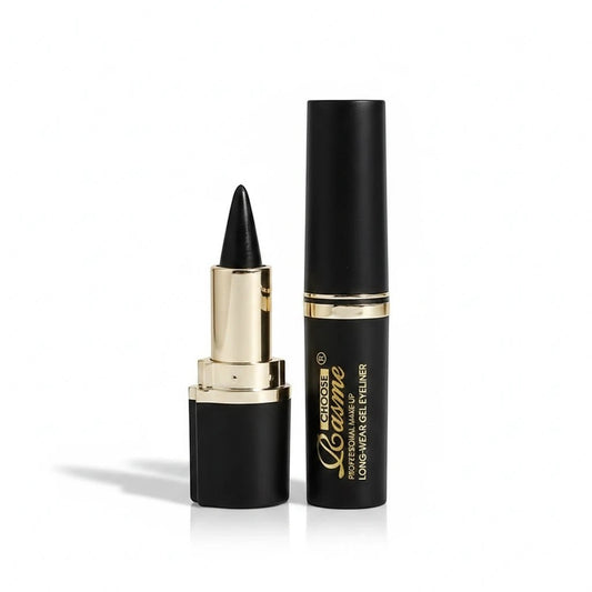 MEDAIONE VelvetLine black creamy waterproof eyeliner pencil with built-in smudger tip.